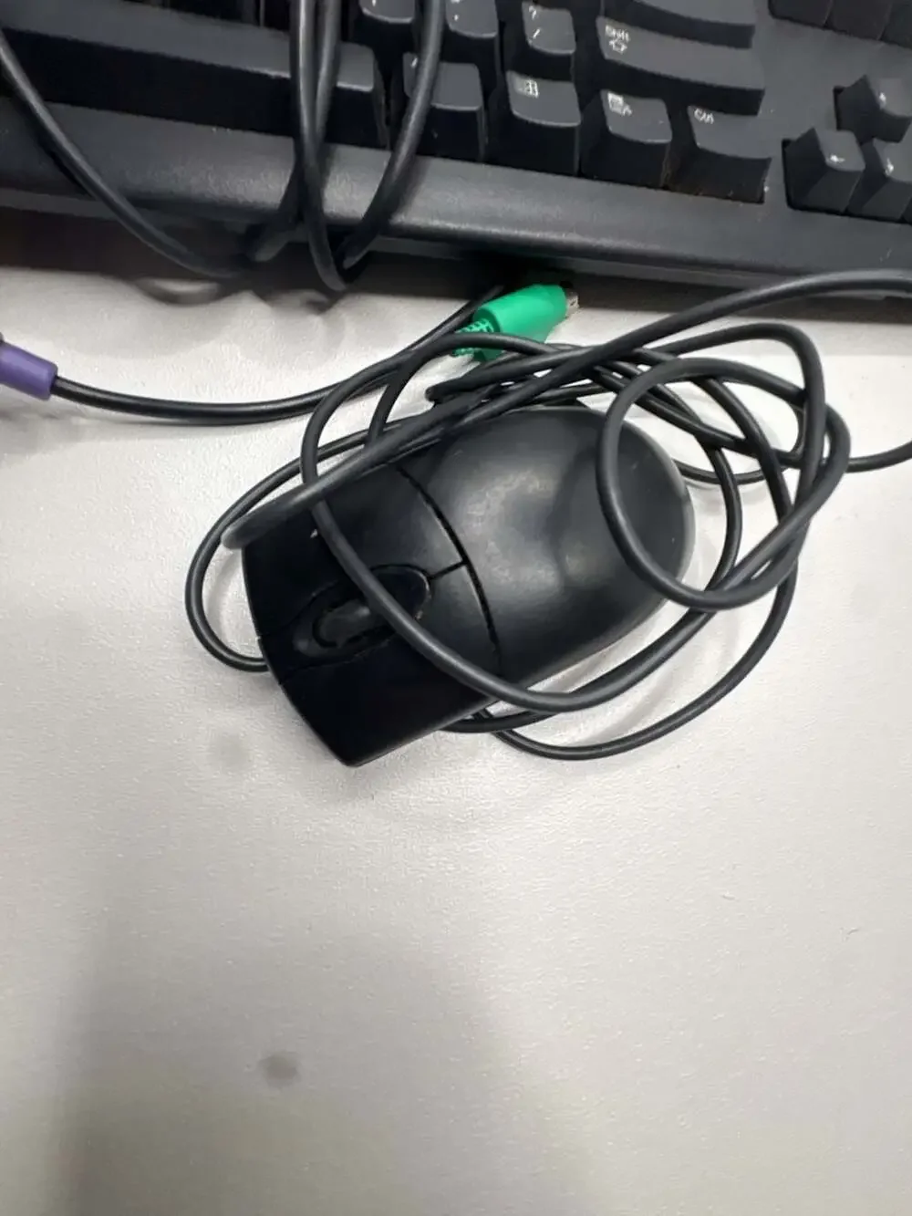 Dell SK-8110 RT7D20 With Feet Wired PS/2 Keyboard and Mouse Combo